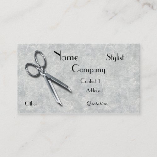 Business Card for Hairstylist