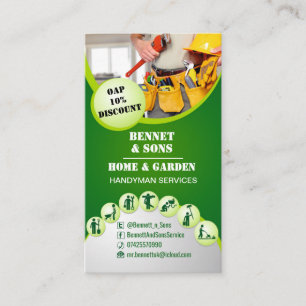 Business card for Handyman services