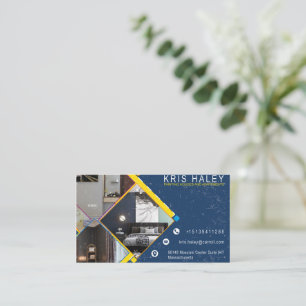 Business card for house and apartment dye craftsme