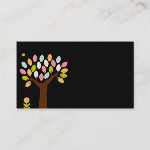 Customizable business card for kindergarten