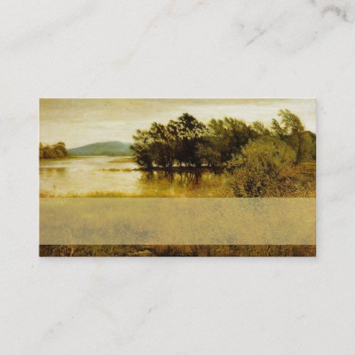 Customizable business card for landscape