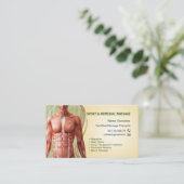 Business card  for Massage Therapist (Standing Front)