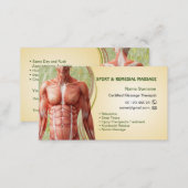 Business card  for Massage Therapist (Front/Back)