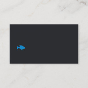 business card for seafood,aquarium,restaurant