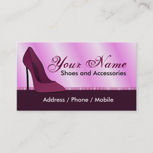 Shoe Store Business Cards - Business Card Printing | Zazzle