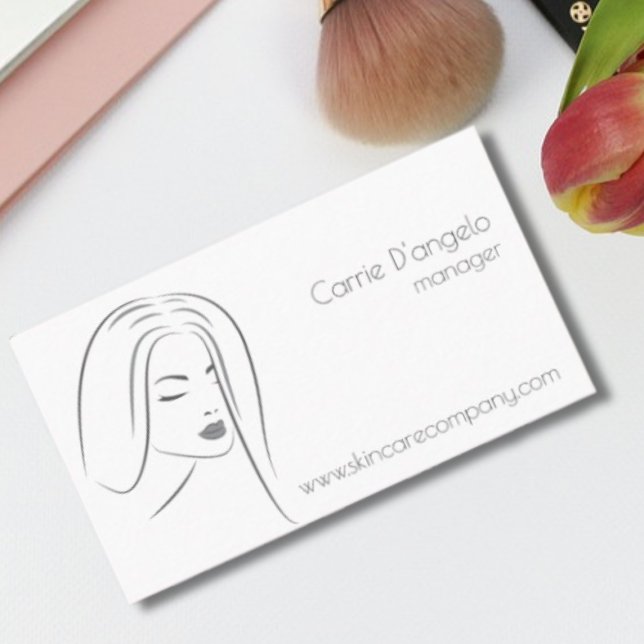 Business card for skin care manager (skincare profession business card)