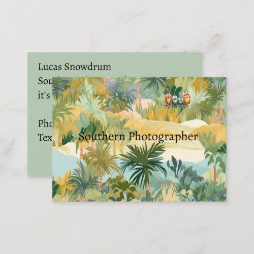Business Card for Southern Photographer