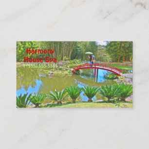 BUSINESS CARD FOR SPA AND MASSAGE THERAPY (PHOTOG)
