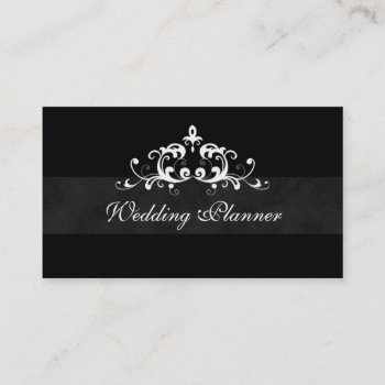 Business Card Formal Wedding Event Planner by WeddingShop88 at Zazzle