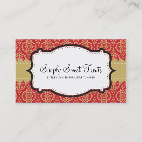 BUSINESS CARD :: funky damask 10L
