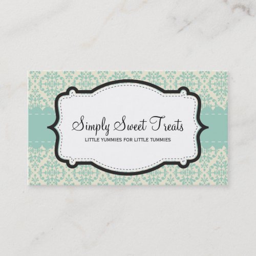 BUSINESS CARD :: funky damask 2L
