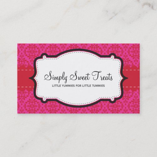 BUSINESS CARD :: funky damask 5L