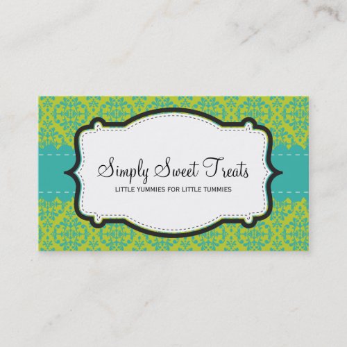 BUSINESS CARD :: funky damask 6L