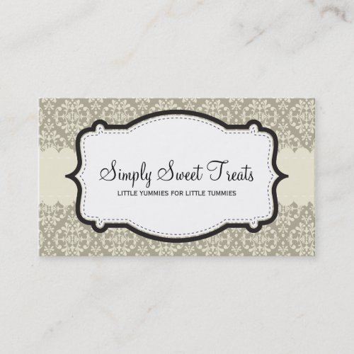 BUSINESS CARD :: funky damask 9L
