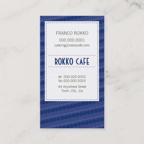 BUSINESS CARD :: funky menu 2