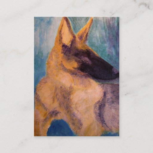 Customizable Business Card, German Shepherd Rescue