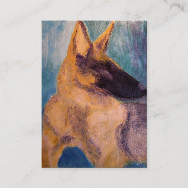 Business Card, German Shepherd Rescue Business Card (Front)