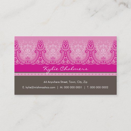 Customizable BUSINESS CARD :: glam 1 land