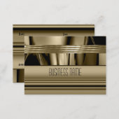 Business Card Gold Art Deco (Front/Back)