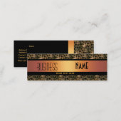 Business Card Gold Black Leopard (Front/Back)