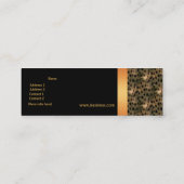 Business Card Gold Black Leopard (Back)