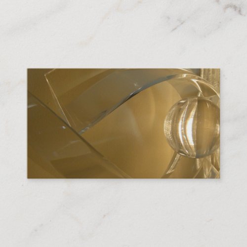 Business CARD - golden abstract