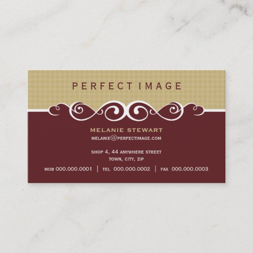 Customizable BUSINESS CARD :: gorgeously 6