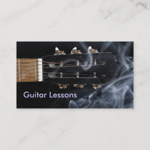 Business Card: Guitar Lessons Business Card