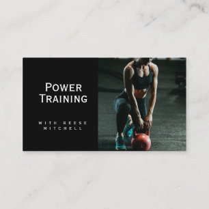 Business Card, Gym Training customizable Business Card