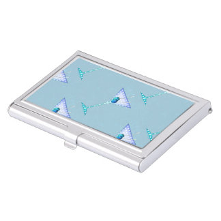 BUSINESS CARD HOLDER - BLUE MARTINI