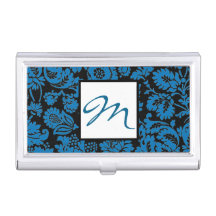 Business Card Holder WILLIAM MORRIS CUSTOM INITIAL