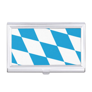 Business card holder with Flag of Bavaria
