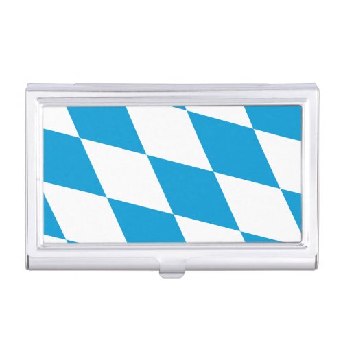 Business card holder with Flag of Bavaria