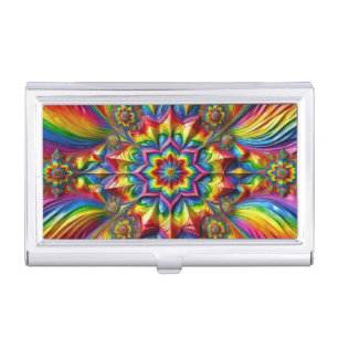 Business card holder with LGBTQ Colors