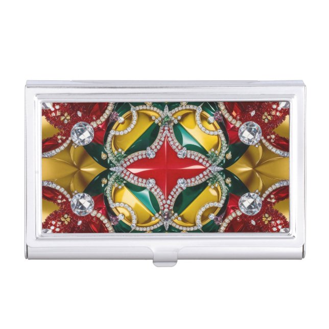 Business card holder with Los Angeles Colors (Front)