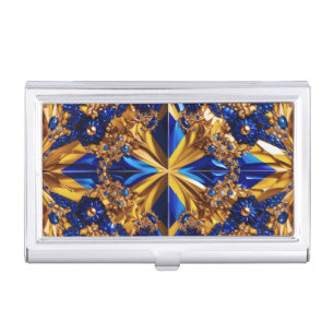 Business card holder with Sweden Colors