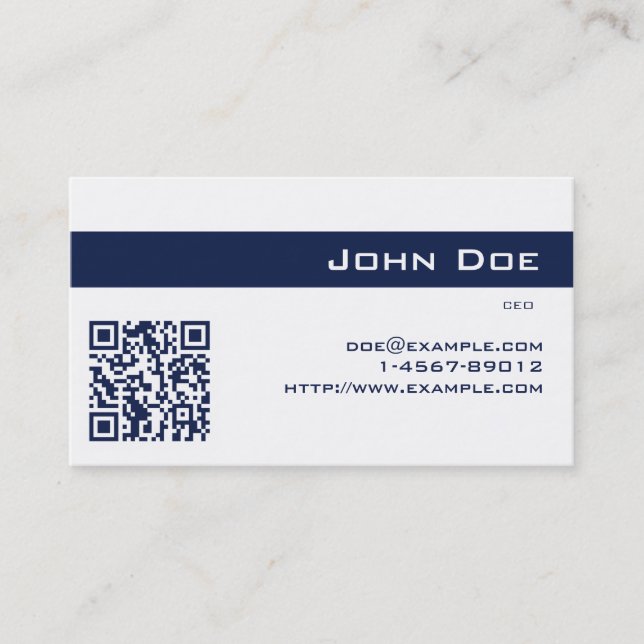 Business Card Imperial Dark Blue (Front)