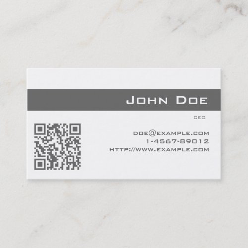 Business Card Imperial Gray