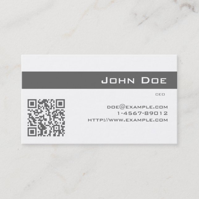 Business Card Imperial Gray (Front)