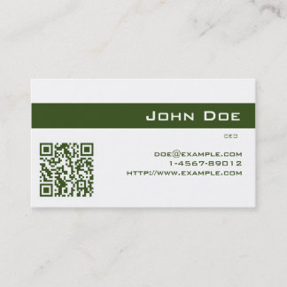 Business Card Imperial Green