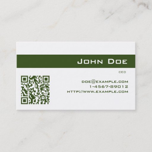 Customizable Business Card Imperial Green