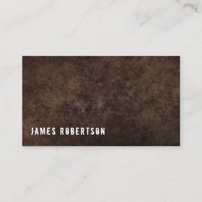 Business card in brutal style with background (Front)