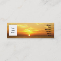 Business Card - Italian Sunrise over the Adriatic