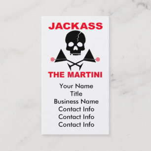 Business Card - JACKASS, The Bartender