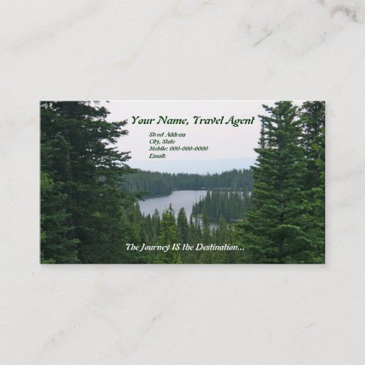 Customizable Business Card: Journey
