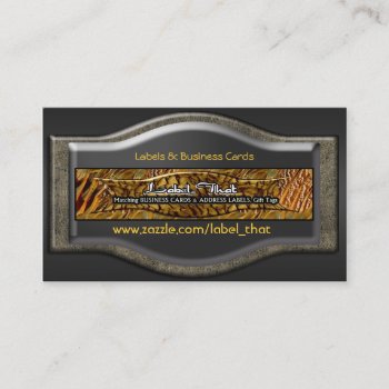 Business Card Label_that Private by Label_That at Zazzle
