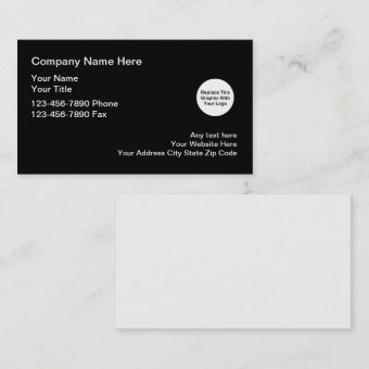 Business Card Logo Template | Zazzle