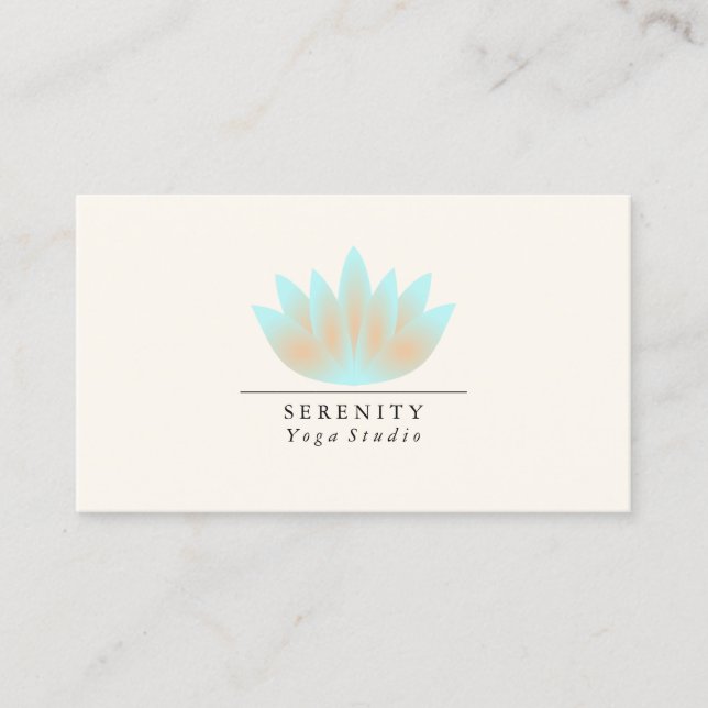 Business Card - Lotus Pastel (Front)