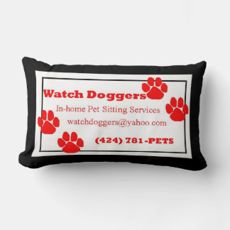 Business Card Lumbar Pillow