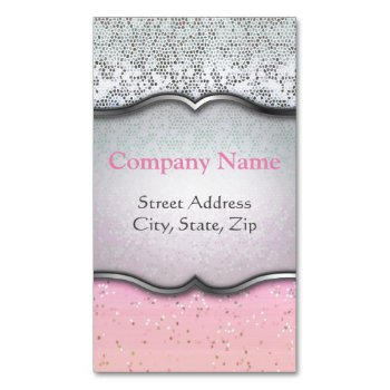Business Card Magnet Glitter Star Dust by Medusa81 at Zazzle
